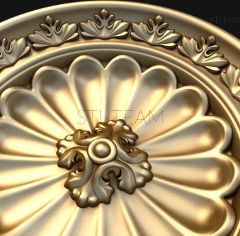 3D модель Ромашковая тарелка (STL)